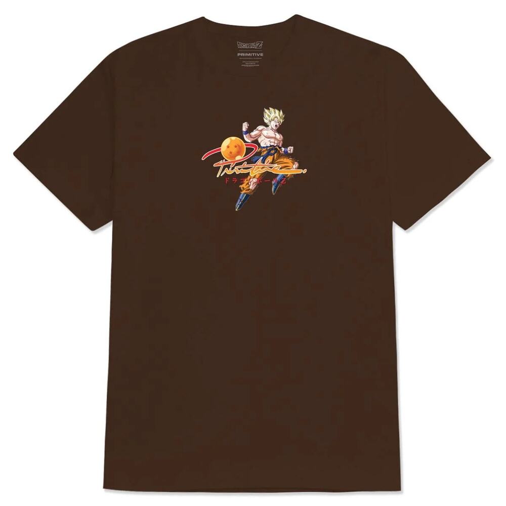 Primitive Skate X Dragon Ball Z Men's T-Shirt Comeback Super Saiyan Goku Tee